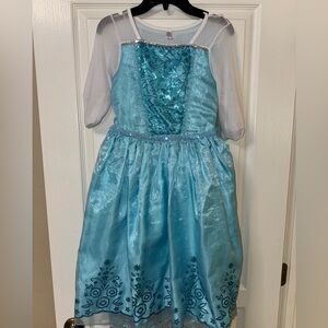 Elsa Kids Blue Princess Costume